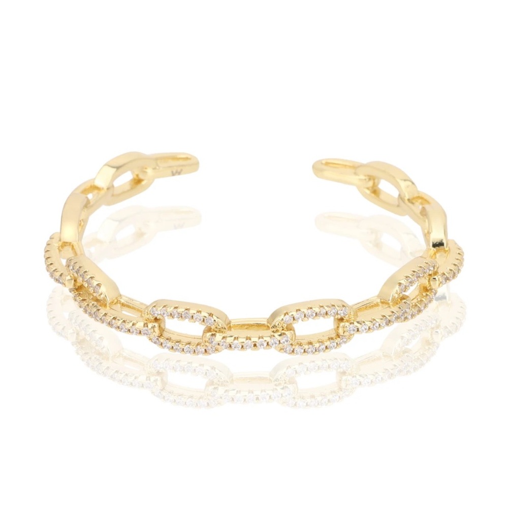 Vintage Havana Gold Chain Adjustable Bracelet